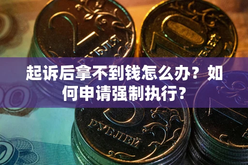 济南起诉后拿不到钱怎么办？如何申请强制执行？