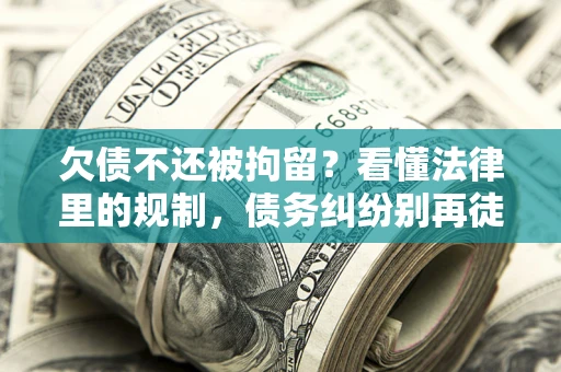 济南欠债不还被拘留？看懂法律里的规制，债务纠纷别再徒劳奔波