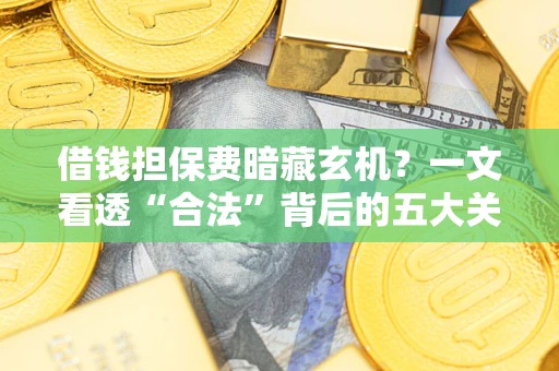 济南借钱担保费暗藏玄机？一文看透“合法”背后的五大关键陷阱